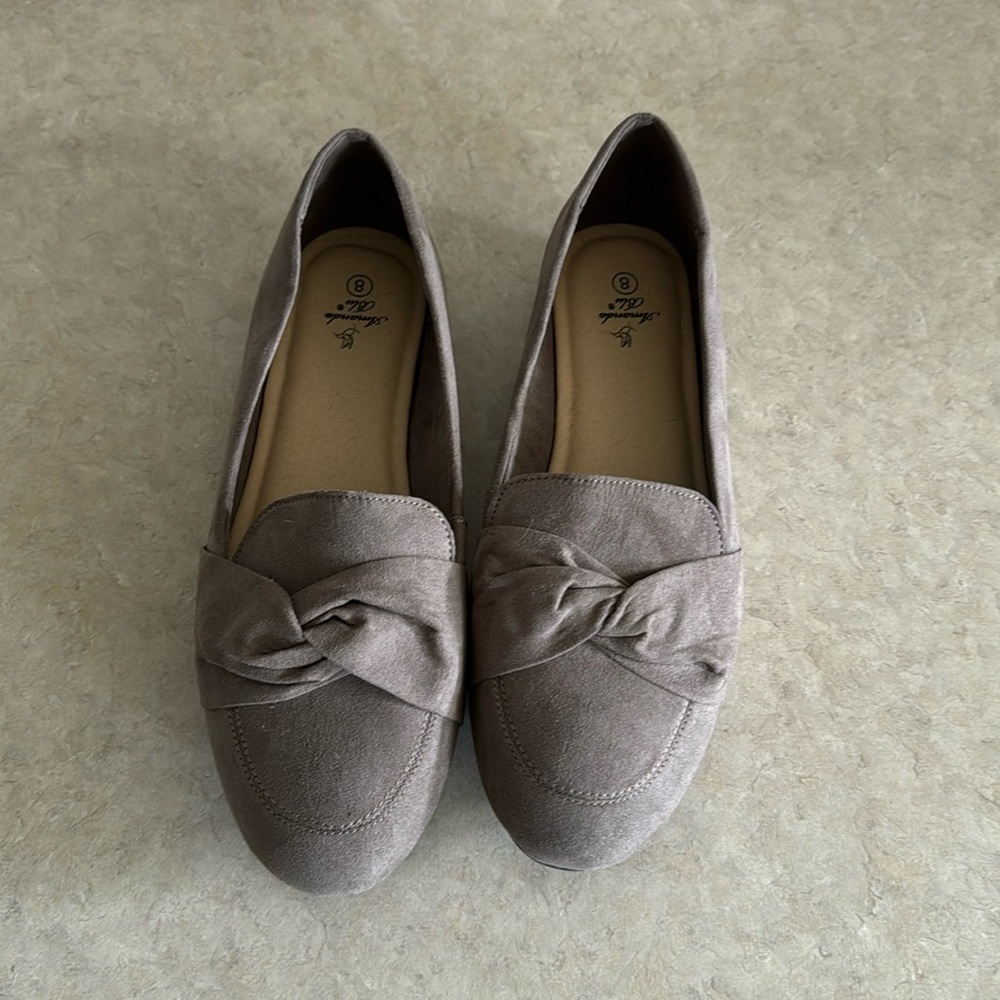 Chic Taupe Loafers for Women